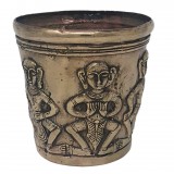 ETHNIK HAND MADE BRONZ POT